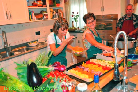 Italy Vacation - Rose Di Barbara with mother