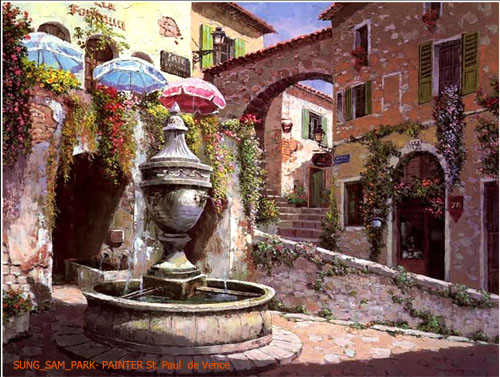 SUNG SAM PARK- PAINTER St. Paul  de Vence